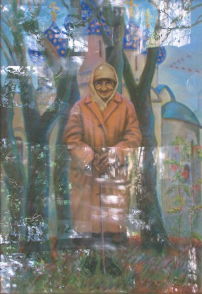 П.Е. Мальцев. Портрет Анастасии Цветаевой, 1989 г. (из экспонатов музея)