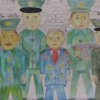 Рисунки школьников к акции Славянского центра «Не воевавшие - мы помним»
